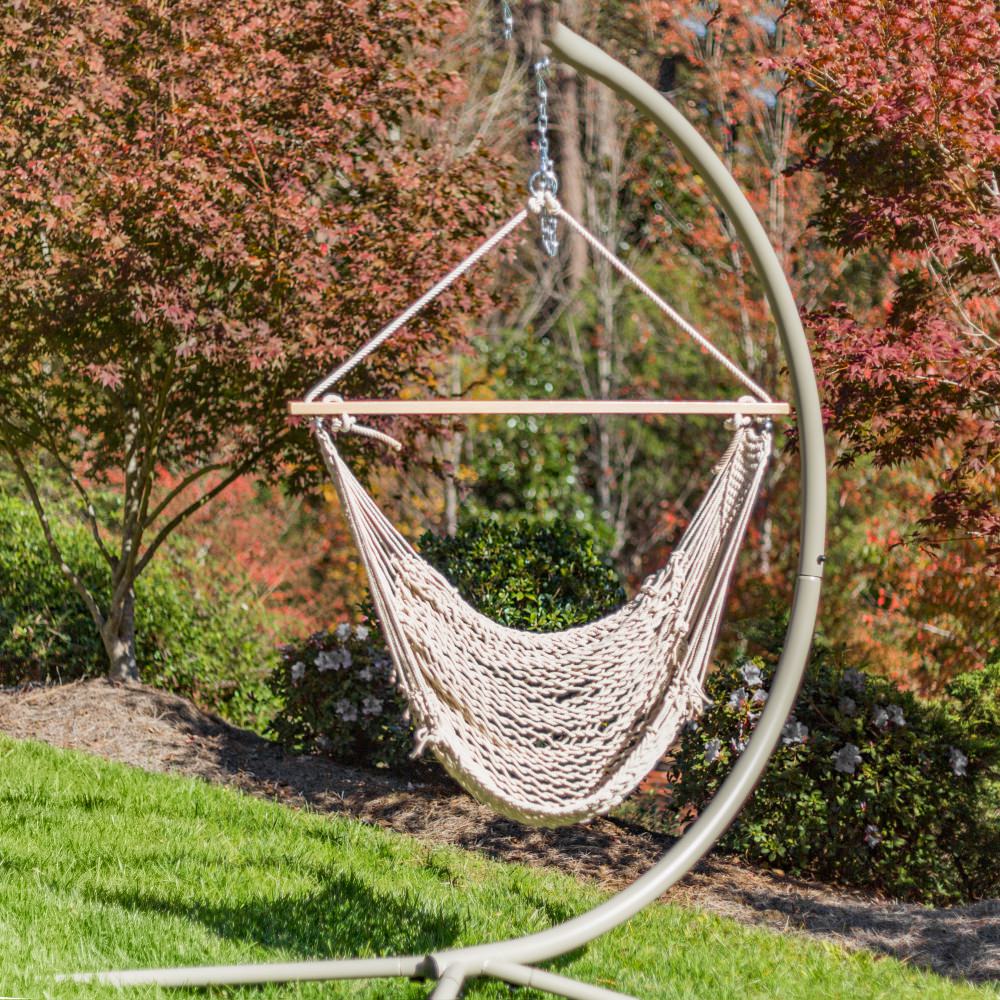 Deluxe Cotton Rope Swing Chair