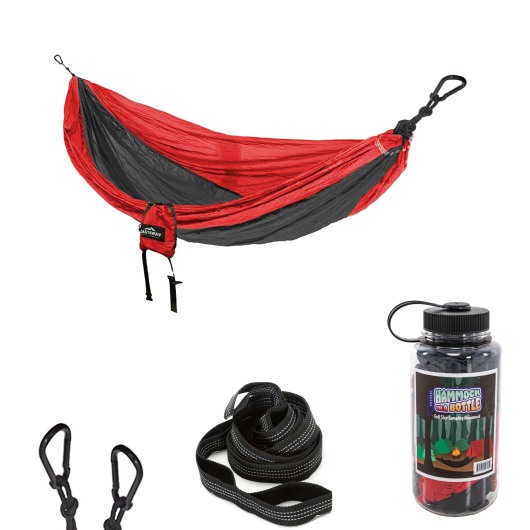 Hammock in a Bottle - Red/Black