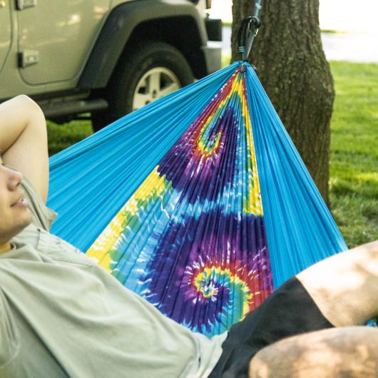 Double Travel Hammock - Tie Dye