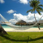 13 ft. Double Oatmeal Polyester Rope Hammock with Hanging Hardware & Storage Bag Included