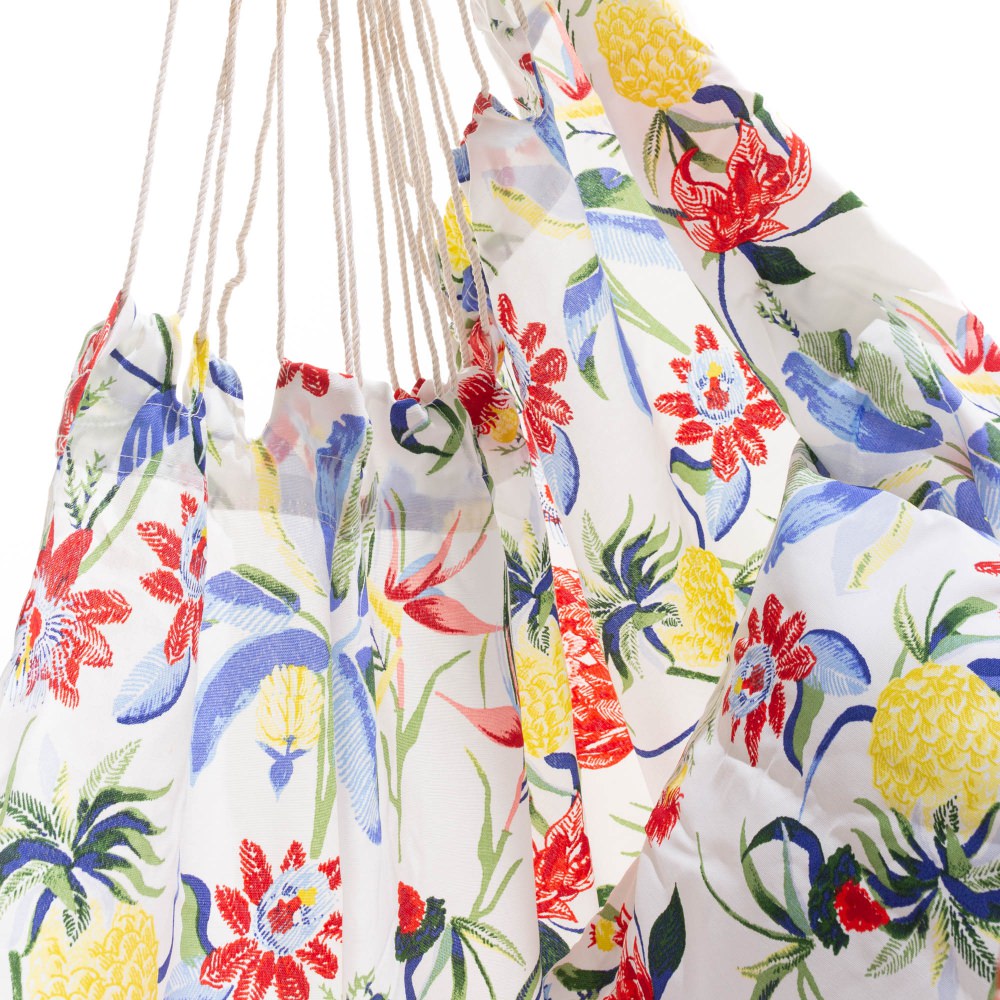 Deluxe Pillowtop Swing With Quick Dry Fabric - Tropical Print