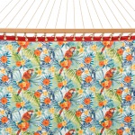 Large Double Quilted Hammock - Floral Print