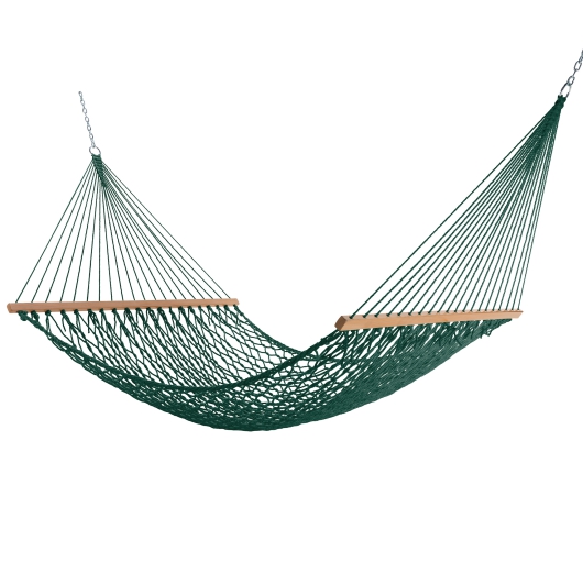 WeatherSmart® 13ft. Double Rope Hammock-Green