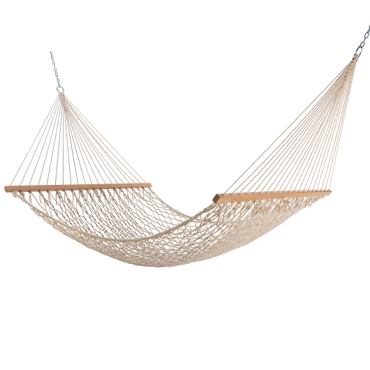 WeatherSmart® 13ft. Double Rope Hammock-Oatmeal