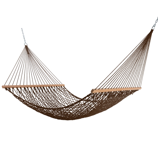 WeatherSmart® 13ft. Double Rope Hammock-Antique Brown