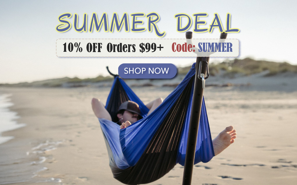 Summer travel hammocks